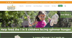 Desktop Screenshot of feedingamericawi.org